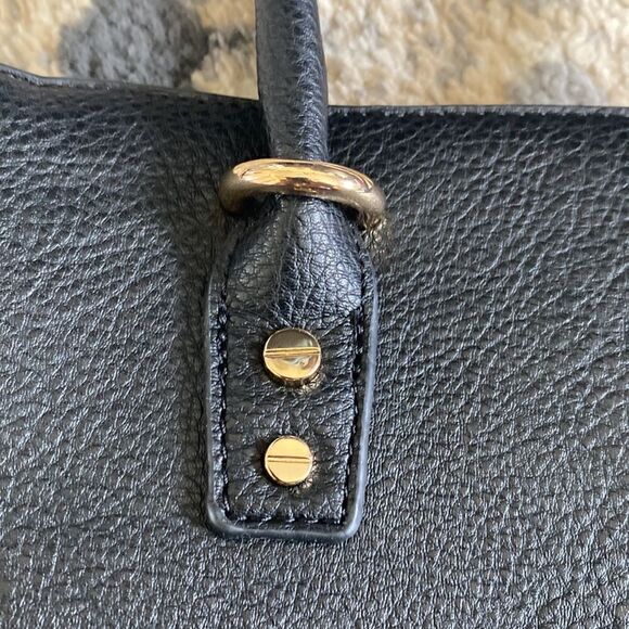 Minimalist Top Handle Structured Bag Black - Picture 7 of 7